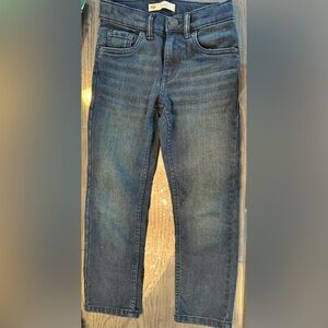 LEVIS 511 Slim Fit kids boys jeans in dark wash Size 6 Regular